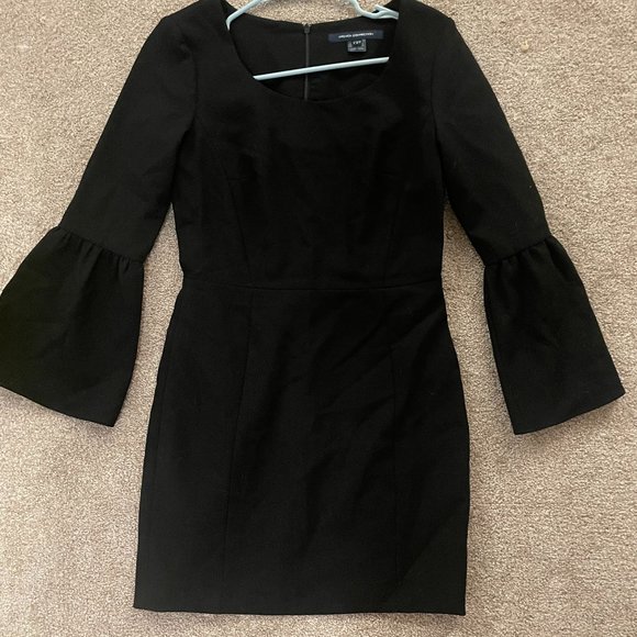 French Connection • Black Dress • Puff End Sleeves - Picture 1 of 9